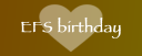 EFS BIRTHDAY