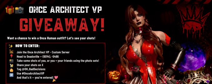ππΈ Once Architect VP Giveaway