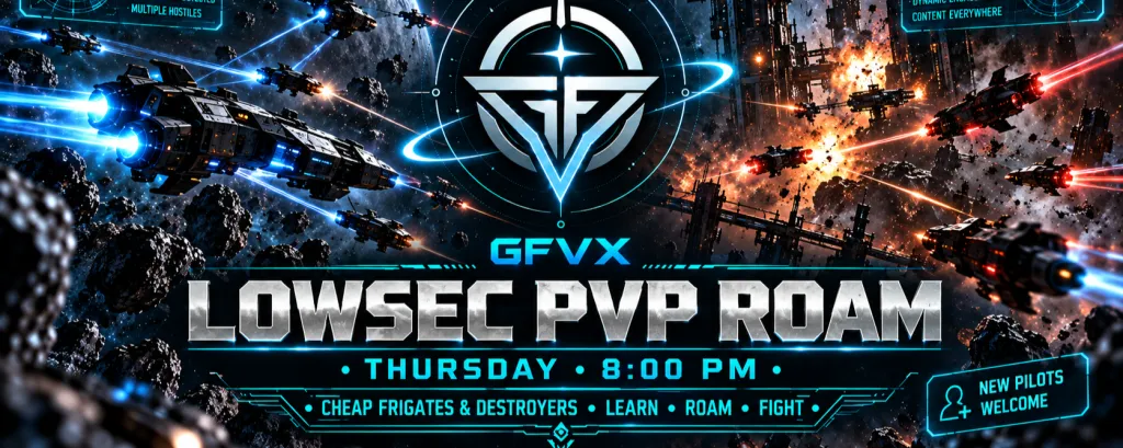 GFVX LOWSEC SMALL-GANG FIGHT NIGHT GFVX event poster
