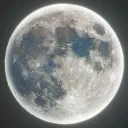 The Resting Moon