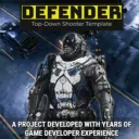 Defender Top-Down Shooter Template