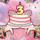   Feathers and Friends 3rd Anniversary Discord Server Icon