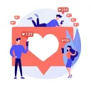 Instagram engagement's icon