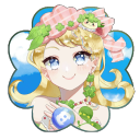 𓈒 ̊    Spring Plaza  Floral Prism   𓈒 ̊ Discord Server Icon