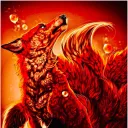 demonic fox