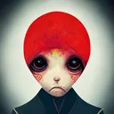 Sad Red Alien