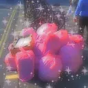 creative garbage can