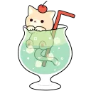 Eine Melonsoda bitte! メロンソーダください。