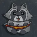 Raccoons den
