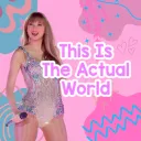 ﹕🩷﹢﹒This Is The Actual World﹒ Discord Server Icon