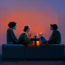 Abendlicher Talk