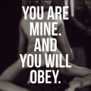 be my sub and obey