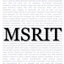 MSRIT Discord