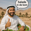 Salade in de kom