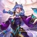 ๑ ˚  𖦴 ˚ Amethyst Guin .   ⊹ Discord Server Icon