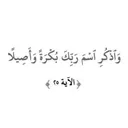 واذكُر ربَك