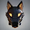 Robotic Wolf Helmets