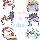 ༺🐬𝘿𝙤𝙡𝙥𝙝𝙞𝙣 𝙖𝙣𝙙 𝙎𝙝𝙖𝙧𝙠𝙮&amp;#039;𝙨 𝙇𝙤𝙪𝙣𝙜𝙚 🦈༻ Server Icon