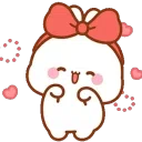 ᐢ.  ̫ .ᐢ Tuji Bunny Emotes