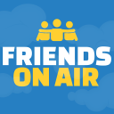 Friends On Air | Voice Chat · Active VC · Hangout · Social · VCs · Karaoke · Anime · Gaming · Text icon