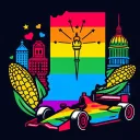 Indiana LGBTQ hub Discord Server Icon