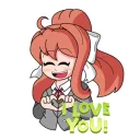 Monika Worshipping Cult Discord Server Icon