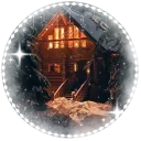 ˗ˏˋ Cozy Campfire Cabin ´ˎ˗ Discord Server Icon