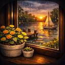 「 Harbor ⸺ Marigold & Mint 」 Discord Server Icon