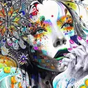 Artistic people's icon