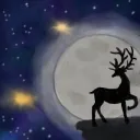 moon, sun, and stars