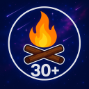Discovery icon for Fireside 30+, but sugar crash 🍫😴 Discord server