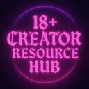 18+ Creator Resource Hub Discord Server Icon