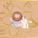 Flower Bunny Coffee Shop