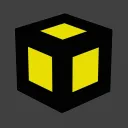 Yellow Black Cube
