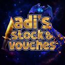 adi's stock & vouches Discord Server Icon