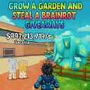   Grow a Garden x Steal a Brainrot Discord Server Icon