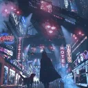 A ᴄʏʙᴇʀᴘᴜɴᴋ ɴɪɢʜᴛᴍᴀʀᴇ. discord icon