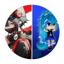 Nick and Wolfie gaming lounge discord icon