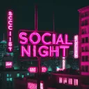 Social Night 20+ Discord Server Icon