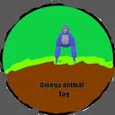 Omega animal tag
