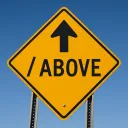 Above