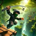Parkouring ninja