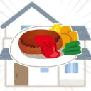 アイクとぽまえらのハンバーグのある家