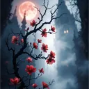 Crimson Moon Garden