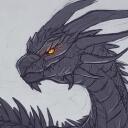   .Dragon flames.  • anime • manga • games • bots • pfps  • Aesthetics • dragon theme Discord Server Icon