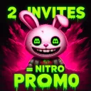 #0.0k ・Bunny rewards ・ 2 invite = nitro promocode