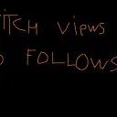 Twitch views og follows.