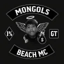 MONGOLS BEACH MC #SIRKELKECIL