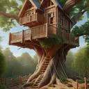 Fun treehouse