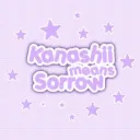 ౨ৎ˚₊：kanashii means sorrow